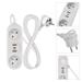 Predlžovací kábel 1,4 m / 2 zásuvky+2×USB-A+1×USB-C / s vypínačom / biely / PVC / 1,5 mm2 8592920141144