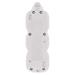 Predlžovací kábel 1,4 m / 2 zásuvky / s vypínačom / biely / PVC / 1 mm2 8592920140369