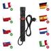 Predlžovací kábel 1,5 m/3 zásuvky/vypínač/stolný držiak/USB/čierny/PVC/1,5 mm2 8592920133996