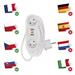Predlžovací kábel 2 m / 2 zásuvky+2×USB A+1×USB C / biely / PVC / 1 mm2 8592920129562