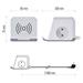 Predlžovací kábel - kocka 2 m / 2 zásuvky / biely / 2×USB-A + 1×USB-C+Qi / 1,5 mm2 8592920132807