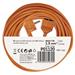 Predlžovací kábel – spojka, 20m, 3× 1,5mm, oranžový 8595025340795