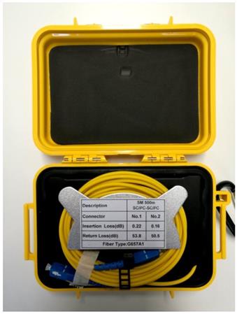 Předřadné vlákno, 500M, SC/APC-SC/APC, SINGLEMODE 09/125UM G.657A1 5843