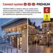 Premium LED spojovacia reťaz blikajúca biela – cencúle, 3 m, vonkajšia, teplá biela 8592920159859