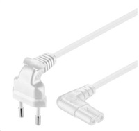 PREMIUMCORD 230V napájací kábel pre magnetofón so zahnutými konektormi 2m kpspm2-90w