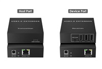PremiumCord 4-port USB 3.0 extender po Cat5/Cat5e/Cat6 do 100m kuext4