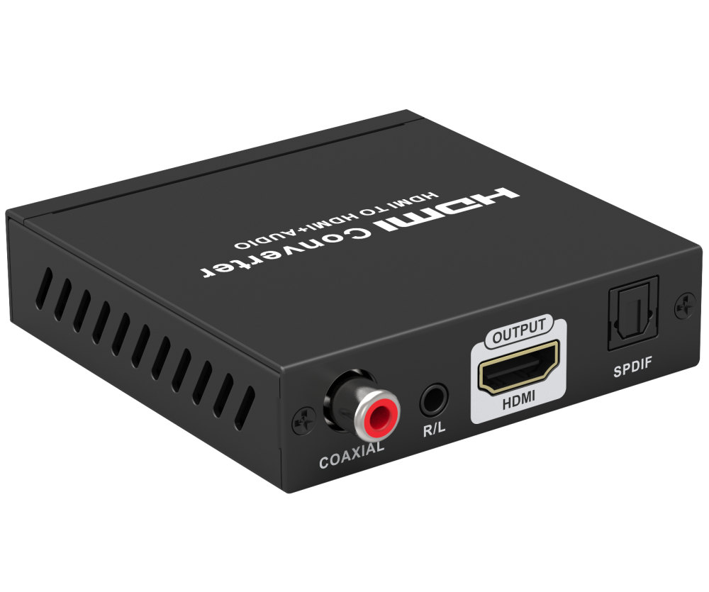 PremiumCord 4K@60Hz Audio Extractor ARC,HDR,výstupy: stereo jack, SPDIF, RCA khcon-45