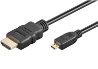 PremiumCord 4K kabel HDMI A - HDMI micro D, 5m kphdmad5