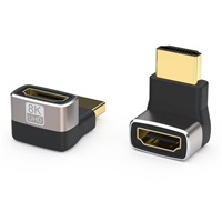 PREMIUMCORD Adaptér spojka 8K HDMI A - HDMI A, F/M, zahnutá do pravého úhlu 90° kphdma-40