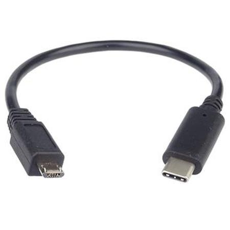 PremiumCord Adaptér USB 3.1 konektor C/male - USB 2.0 konektor Micro-B/male, 0,2m kur31-02