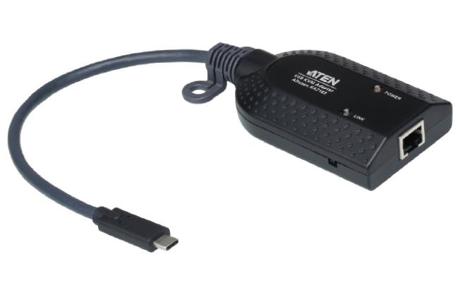 PremiumCord Adaptér USB 3.1 Typ-C male na VGA female,zasunovací kabel a kroužek na klíče ku31vga06