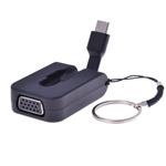 PremiumCord Adaptér USB 3.1 Typ-C male na VGA female,zasunovací kabel a kroužek na klíče ku31vga06