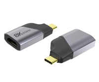 PremiumCord Adaptér USB-C na HDMI rozlišení obrazu 8K@60Hz,4K@144Hz Aluminium ku31hdmi26