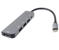 PremiumCord Adaptér USB-C na HDMI + USB3.0 + 2x USB2.0 + PD(power delivery) ku31dock15