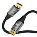 PremiumCord DisplayPort 1.4 přípojný kabel 32,4Gbit/s, rozlišení 8K, kovové a zlacené konektory, 1,5m kport13-015
