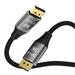 PremiumCord DisplayPort 1.4 přípojný kabel 32,4Gbit/s, rozlišení 8K, kovové a zlacené konektory, 1m kport13-01