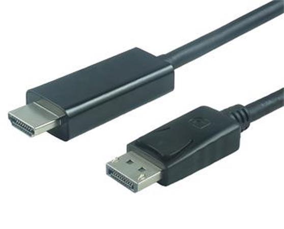 PremiumCord DisplayPort na HDMI kabel 1m M/M kportadk01-01