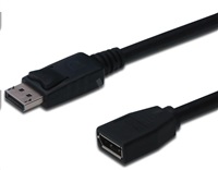 PremiumCord DisplayPort prodlužovací kabel M/F 3m kportmf1-03