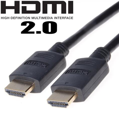 PremiumCord HDMI 2.0 High Speed + Ethernet kabel, zlacené konektory, 7,5m kphdm2-7