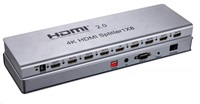 PremiumCord HDMI 2.0 splitter 1-8 portů, 4K x 2K/60Hz, FULL HD, 3D khsplit8e
