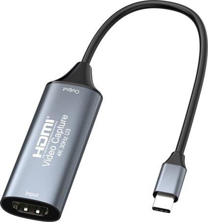 PremiumCord HDMI capture/grabber pro záznam Video/Audio signálu do počítače s konektorem USB3.0 typ C ku2grab6