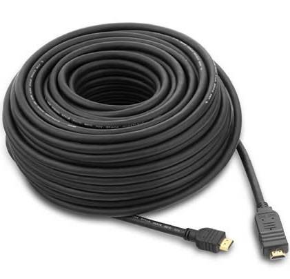 PremiumCord HDMI High Speed + Ethernet kabel se zesilovačem/ AWG24/ 3x stínění/ M/M/ zlacené konektory/ 30m/ č kphdmer30