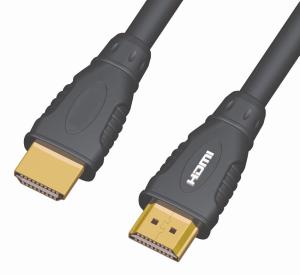 PremiumCord - HDMI kabel - HDMI (M) do HDMI (M) - 3 m - dvojnásobně stíněný - černá KPHDMI3
