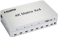 PremiumCord HDMI matrix switch 4:4 , rozlišení 4Kx2K khswit44a