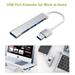 PremiumCord Hub USB3.2A na USB3.2 A + 3x USB2.0 A, SuperSpeed 5Gbps, hliníkové pouzdro ku3hub4a