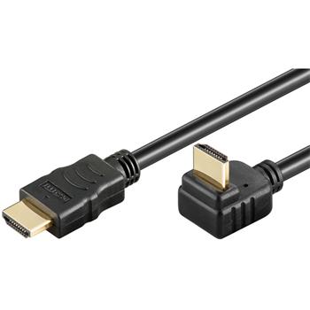 PremiumCord Kabel HDMI+Ethernet, zlac., 270°, 5m kphdmeb5