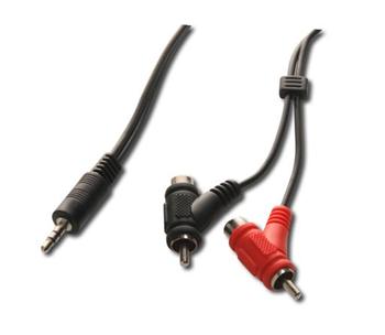 PremiumCord, Kabel Jack 3.5mm-2xCINCH+2xCINCH M/M 1,5m