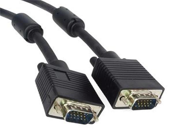 PremiumCord Kabel k monitoru HQ (Coax) 2x ferrit,SVGA 15p, DDC2,3xCoax+8žil, 15m kpvmc15