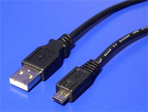 PremiumCord Kabel micro USB, A-B 1m