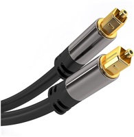 PremiumCord Kabel Toslink M/M, 6mm, 0,5m, černá kjtos6-05