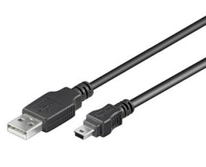 PremiumCord Kabel USB 2.0, A-B mini, 5pinů, 2m