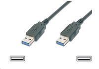 PremiumCord Kabel USB 3.0 Super-speed 5Gbps A-A,9pin, 2m