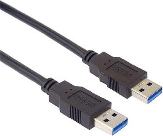 PremiumCord Kabel USB 3.0 Super-speed 5Gbps A-A, 9pin, 3m ku3aa3bk