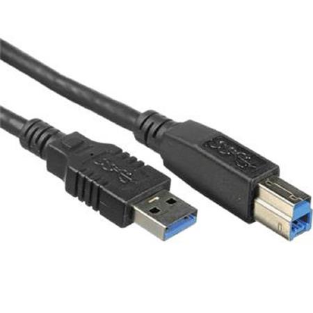 PremiumCord Kabel USB 3.0 Super-speed 5Gbps A-B, 9pin, 0,5m ku3ab05bk