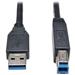 PremiumCord Kabel USB 3.0 Super-speed 5Gbps A-B, 9pin, 3m ku3ab3bk