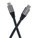 PremiumCord Kabel USB-C M/M, 100W 20V/5A 480Mbps bavlněný oplet, 0,5m ku31cw05