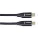 PremiumCord Kábel USB-C M/M, 5A, 240W 480Mbps cierny bavlnený oplet, 0,5m ku31cv05