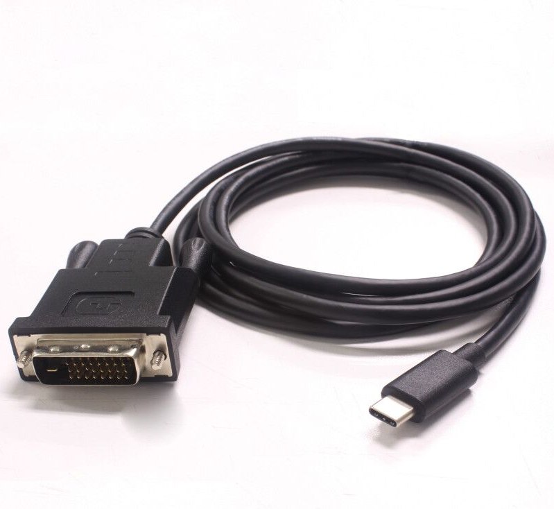 PremiumCord Kabel USB-C na DVI, FullHD@60Hz, 1,8m ku31dvi02