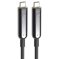 PREMIUMCORD Kabel USB-C optický fiber video AOC 4K@60Hz 1080p, 15m kufib1-15