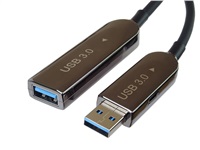 PREMIUMCORD Kabel USB3.0 + 2.0 prodlužovací optický AOC kabel A/Male - A/Female 15m ku3fiber15