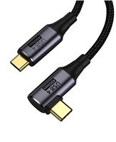 PREMIUMCORD Kabel USB4™ Gen 3x2 40Gbps 8K@60Hz 240W Thunderbolt 3 kabel 0,8m ku4cu08