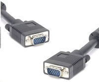 PREMIUMCORD Kabel VGA propojovací 25m (SVGA, HD15M/M, dvojité stínění, feritová jádra) kpvmc25