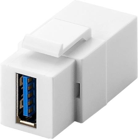 PremiumCord Keystone Modul 2x USB3.0 female, šířka 18,3 mm key-06