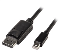 PremiumCord Mini DisplayPort - DisplayPort V1.2 přípojný kabel M/M 2m kport7-02