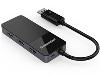 PREMIUMCORD MST adapter DisplayPort 1.4 na 3x HDMI2.0 monitory 4K@60Hz, extended + mirror + duplicate režimy kportad20