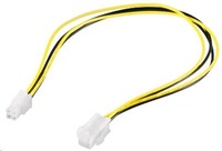 PREMIUMCORD Napájací kábel vnútorný 4pin, predĺženie 37cm (1x P4)